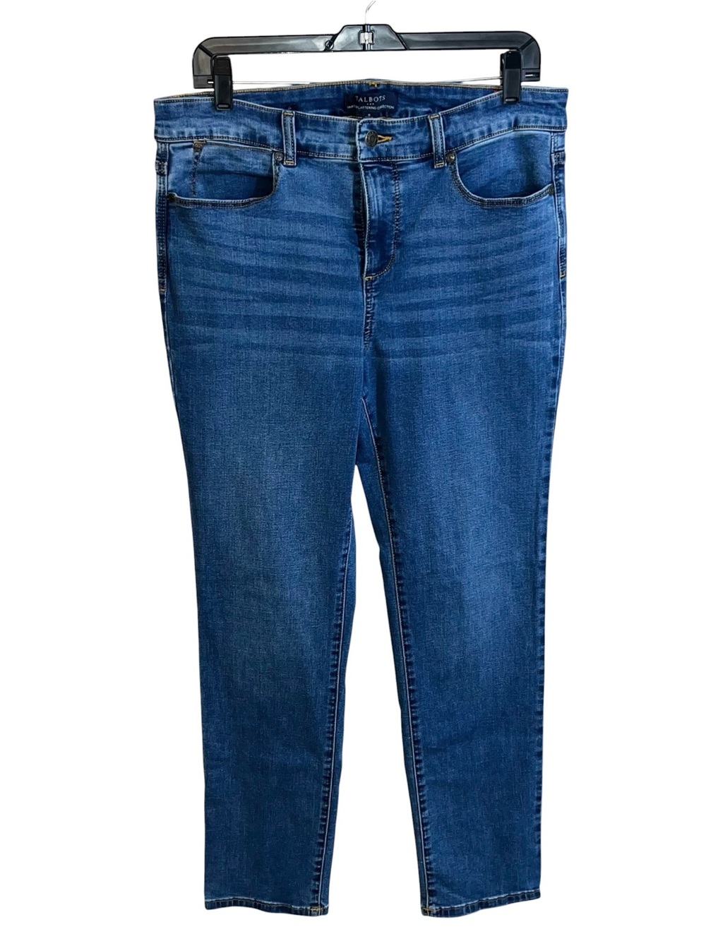 Talbots High Waist Straight Leg Jeans Women’s 8 Blue 33x31